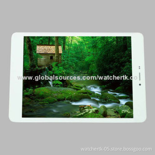 GOLD 7.85-inch Quad core 3G Tablet PC with IPS Screen/GPS/Bluetooth/Dual Cameras (2.0/5.0MP)/1GB/16G